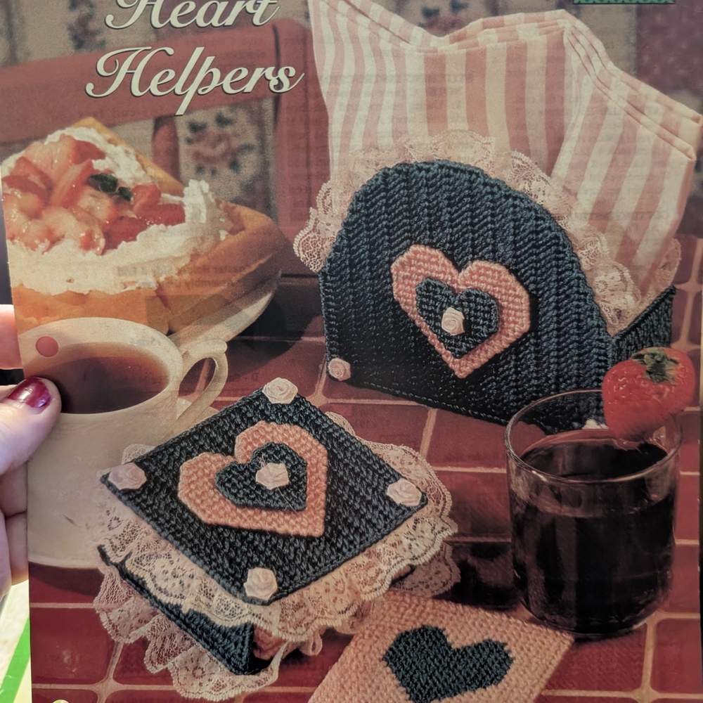 Heart Helpers Crochet Set - Blue and Tan